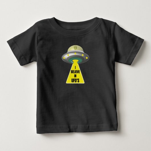 Je Crois Au T-shirt Alien D'OVNI (Devant)