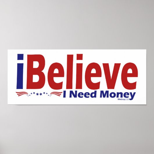 Je crois aux affiches (Devant)