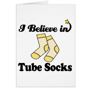 je crois aux chaussettes à tube