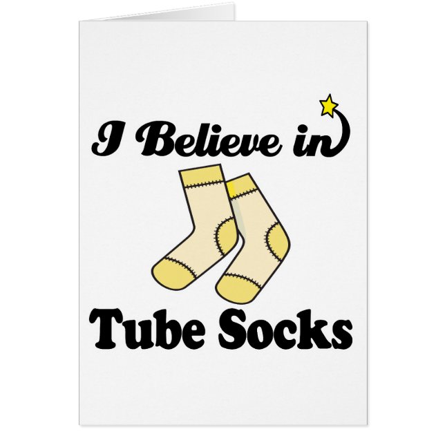 je crois aux chaussettes à tube (Devant)