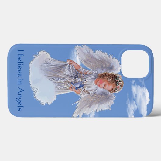 Je crois en Angels Coque-Mate coque iphone (Verso (horizontal))
