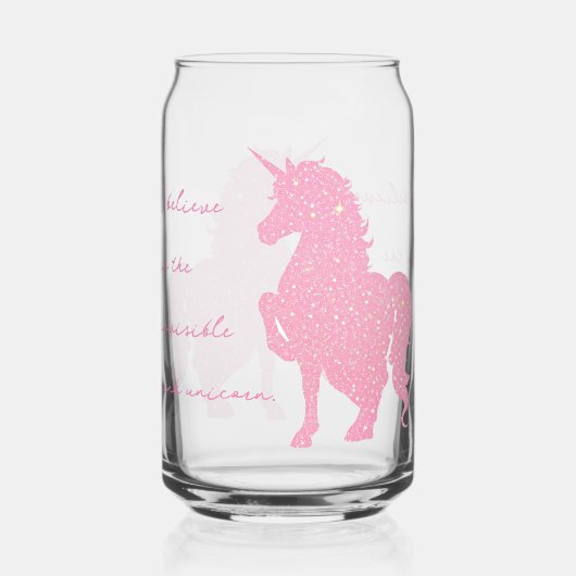 Je crois en la licorne rose invisible. (Verso)