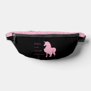 Je crois en la licorne rose invisible.