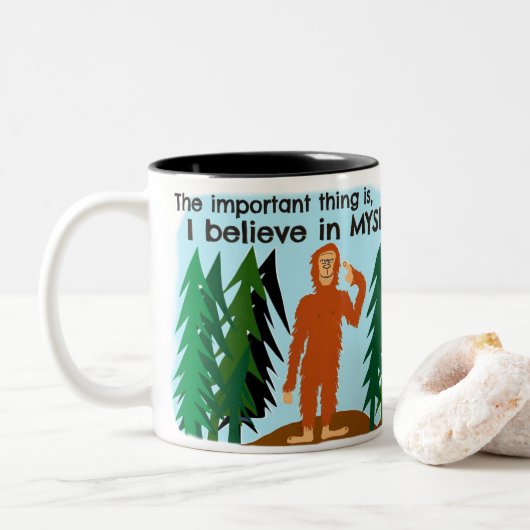 Je crois en ME la tasse de café (Avec donut)