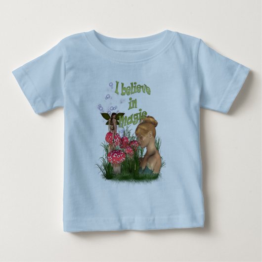 Je crois en T-shirt bébé magique (Devant)