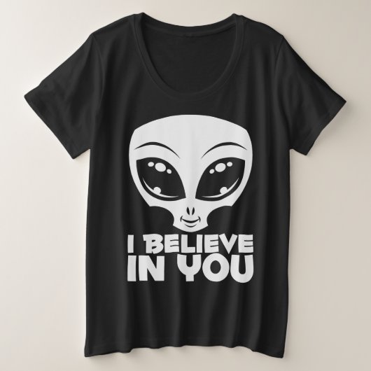 Je crois en toi, Alien en blanc (Design devant)