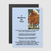 Je crois en votre carte magnétique (Devant / Derrière)