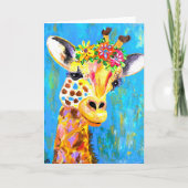 Je Crois Encore La Carte Giraffe<Blank Inside> (Devant)