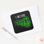 Je crois OVNI et Sticker Aliens (Enveloppe)