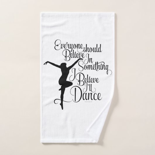 Je crois que je vais danser (Serviette à main)