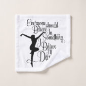 Je crois que je vais danser (Gant de toilette)