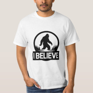 Je Crois Que T-shirt Bigfoot
