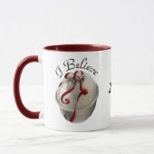 Je crois Reindeer Bell Mug (Gauche)