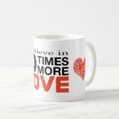 "Je crois tasse de café de 11oz dans 10 plus (Devant droit)