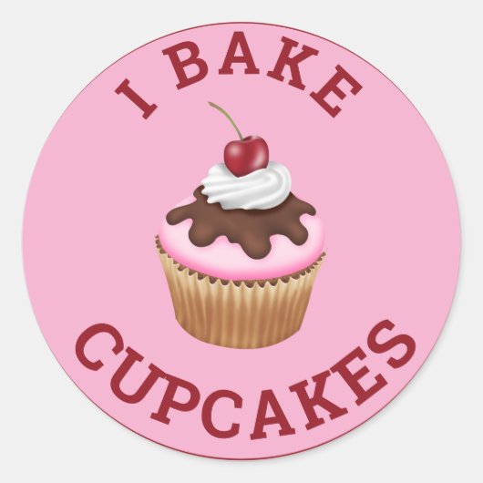 Je Cuis Des Stickers Cupcake (Devant)