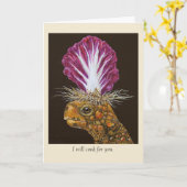 Je cuisinerai pour votre carte avec Myrtle la tort (Fleur jaune)