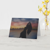 "Je danse" la carte de voeux (Fleur jaune)