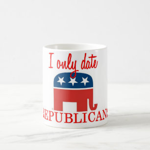 Je date seulement des républicains tasse de café