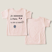 Je demande à Papa - il est le gentil (Ontwerp Voorkant & Achterkant)