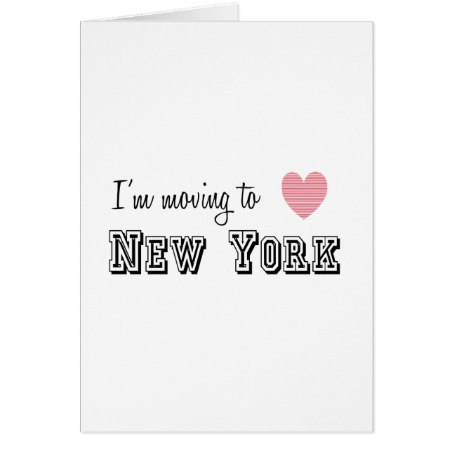 Je déménage à New York (Devant)