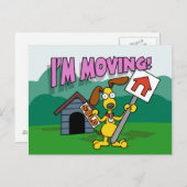 Je déménage Carte postale (Devant / Derrière)