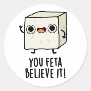 Je denkt dat het grappige kaak is ronde sticker