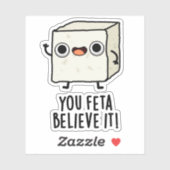 Je denkt dat het grappige kaak is sticker (Vel)