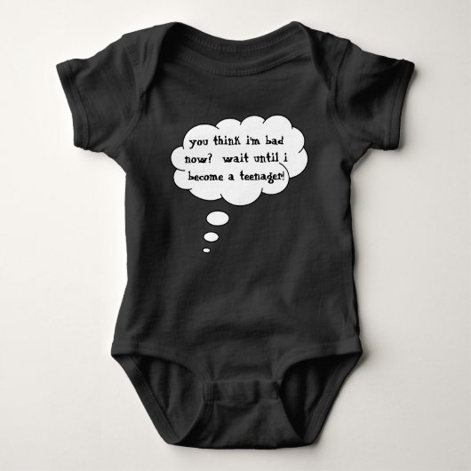 Je denkt dat ik nu slecht ben. romper (Voorkant)