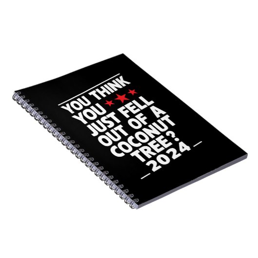 Je denkt dat je net uit een kokosnootboom gevallen notitieboek (Rechterzijde)