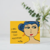 JE DÉPLACERAI CETTE MONTAGNE - CARTE INDIVIDUELLE (Debout devant)