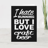 Je Déteste Courir Mais J'Aime La Carte De Voeux De (Devant)