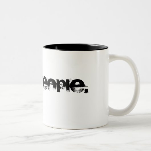 Je déteste des personnes. Tasse (Droit)