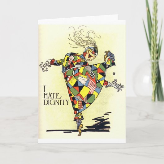 Je déteste la carte de dignité (Devant)