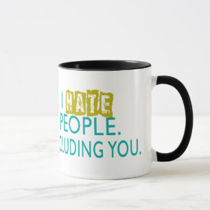 Je déteste la tasse de café de personnes