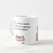 Je déteste la tasse d'équipe d'agences de (Devant gauche)