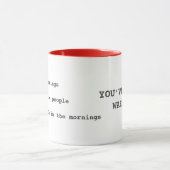 Je déteste la tasse du matin (Centre)