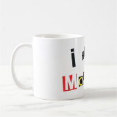 je déteste les lundis 1 tasse de café (Gauche)