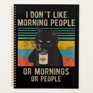 Je Déteste Les Matins, Les Matins Et Les Gens Chat