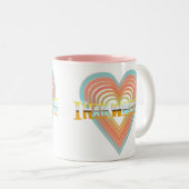 Je déteste lutter la tasse de logo (Devant droit)