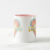 Je déteste lutter la tasse de logo (Centre)