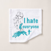 Je déteste tout le monde aussi (Gant de toilette)