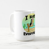 JE DÉTESTE TOUT LE MONDE TASSE DE BOISSON (Devant gauche)