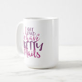 Je deviens payé pour avoir la jolie tasse des (Devant gauche)