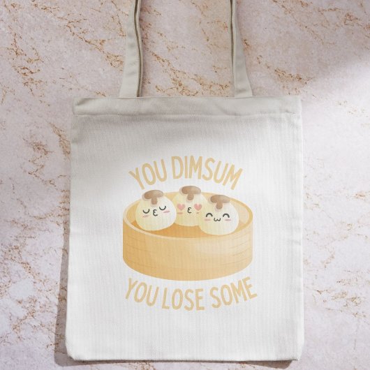 Je dimsum je verliest wat Sticker - Grappig dim su Tote Bag