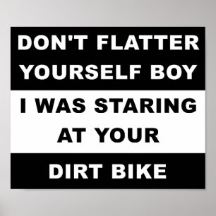 Je Dirtbike Grappige Poster Bekijken