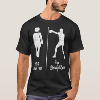 Je dochter Mijn dochter Boxer Fat T-shirt
