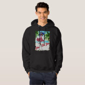 Je doet een flamingo Summer Vacking Hoodie (Voorkant volledig)