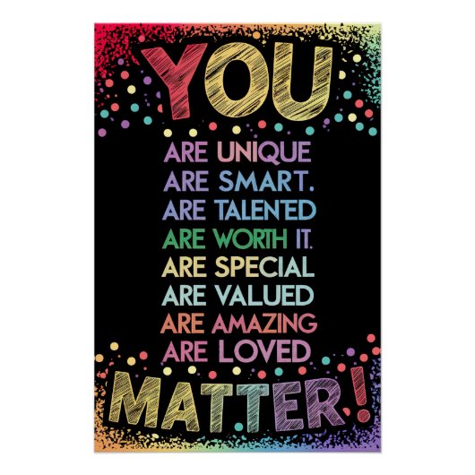 Je doet er Inspirerend Poster toe Perfect Poster (Voorkant)