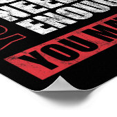 Je doet ertoe mentaal gezondheidsbewustzijn poster (Hoek)