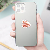 Je doet het geweldig mama sticker (Telefoon)